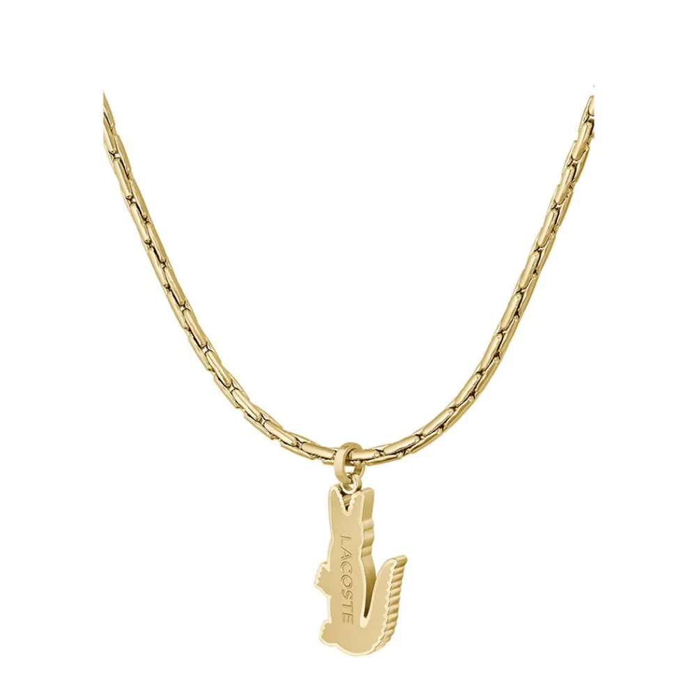 Collier Lacoste Arthor Acier Jaune|LACOSTE BIJOUX Best