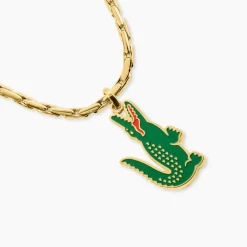 Collier Lacoste Arthor Acier Jaune|LACOSTE BIJOUX Best