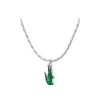 Collier Lacoste Arthor Acier Blanc|LACOSTE BIJOUX Hot