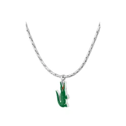 Collier Lacoste Arthor Acier Blanc|LACOSTE BIJOUX Hot