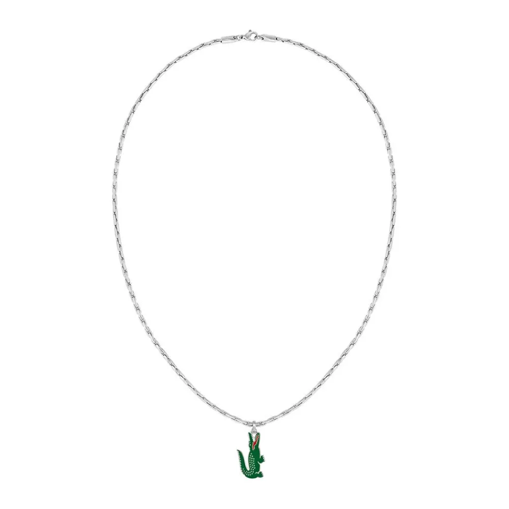 Collier Lacoste Arthor Acier Blanc|LACOSTE BIJOUX Hot