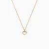 Collier L'amour Coloré Or Jaune Nacre