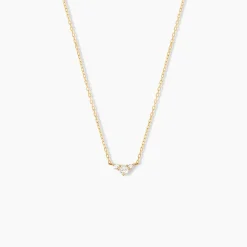 Collier Laurentius Or Jaune Diamant Synthétique