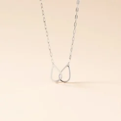 Collier Les Inseparables Argent Blanc