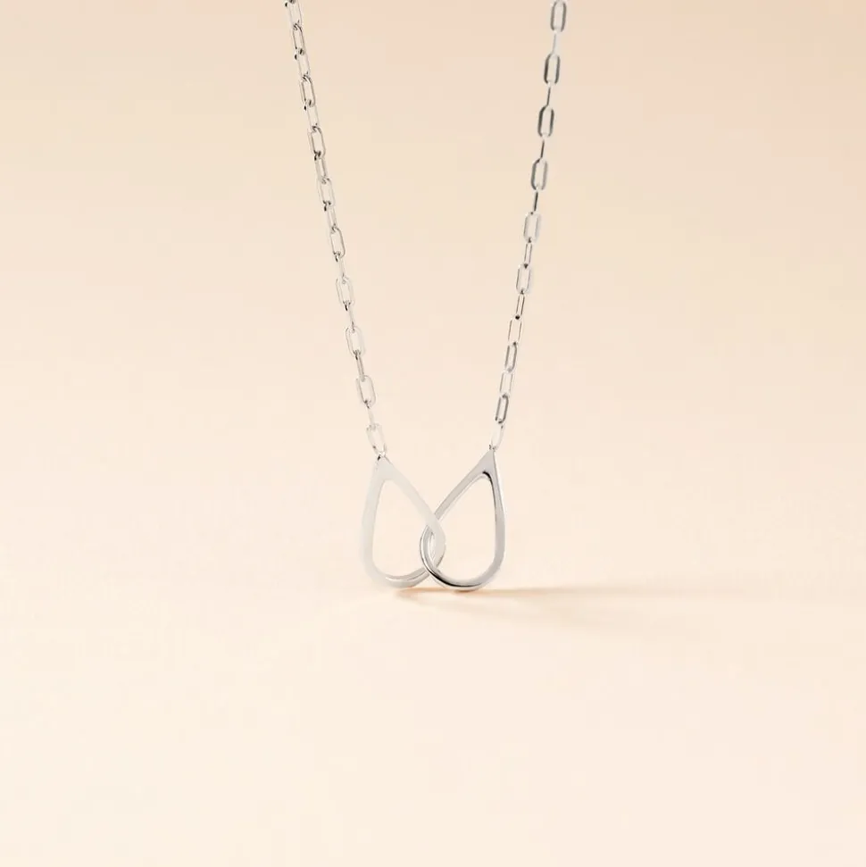 Collier Les Inseparables Argent Blanc