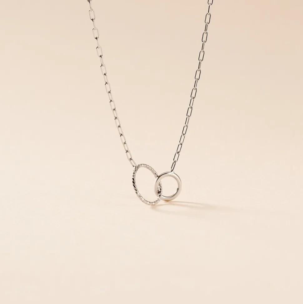 Collier Les Inseparables Argent Blanc