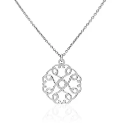 Collier Lev Argent Blanc