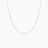Collier Liline Argent Blanc