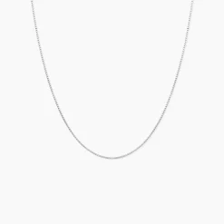 Collier Liline Argent Blanc