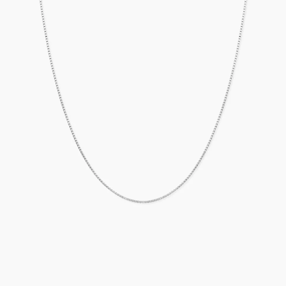 Collier Liline Argent Blanc