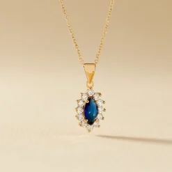 Collier Lisea Plaqué Or Jaune Verre Et Oxyde De Zirconium|Marc Orian Clearance