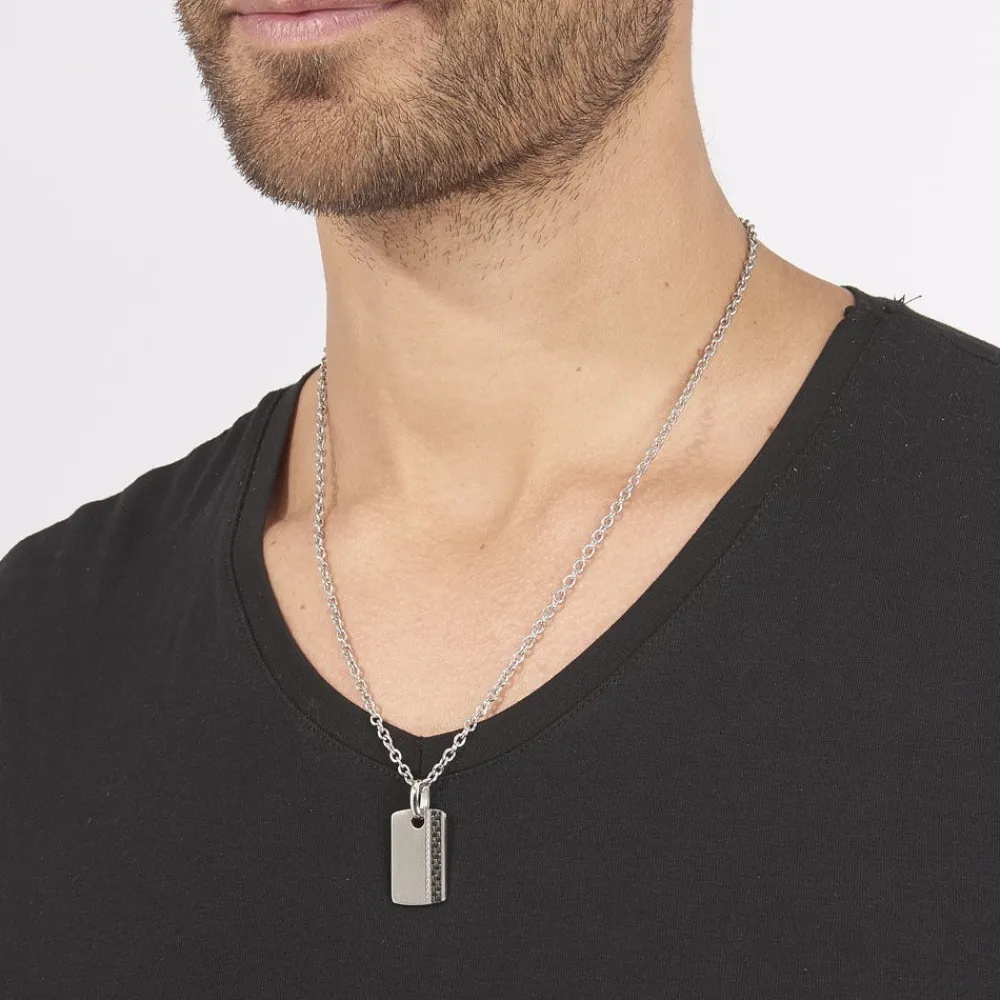 Collier Lovaina Acier Blanc|JOURDAN Outlet