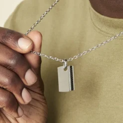 Collier Lovaina Acier Blanc|JOURDAN Outlet