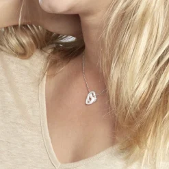 Collier Lovea Argent Blanc Céramique Et Oxyde De Zirconium|Marc Orian Outlet