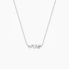 Collier Lovella Argent Blanc Oxyde De Zirconium