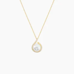 Collier Lucinda Or Jaune Perle De Culture Et Oxyde De Zirconium|Marc Orian Best
