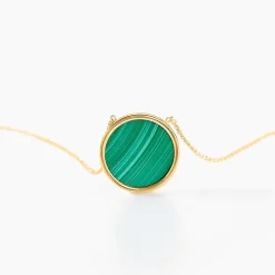 Collier Lucky Gems Or Jaune Malachite|Marc Orian Sale