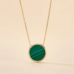 Collier Lucky Gems Or Jaune Malachite|Marc Orian Sale