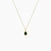 Collier Luminea Or Jaune Malachite Oxyde De Zirconium|Marc Orian Clearance