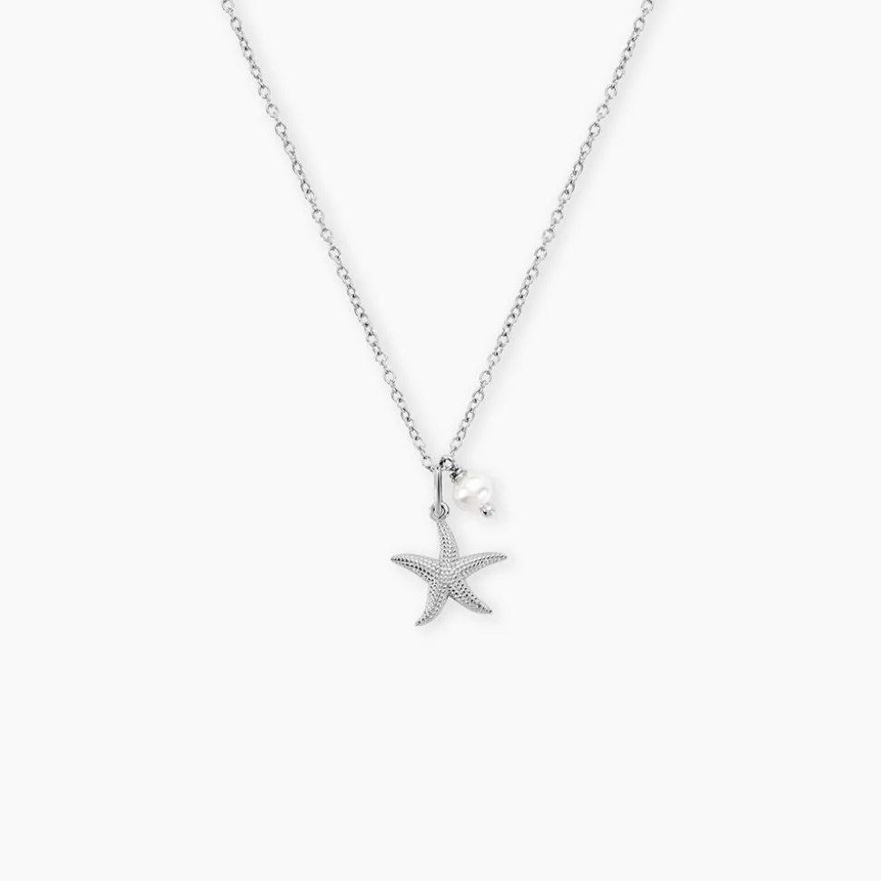 Collier Lupita Argent Blanc Perle De Culture