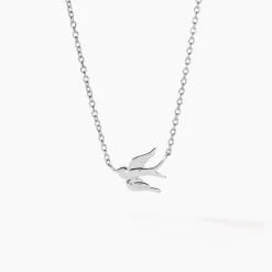 Collier Luya Argent Blanc