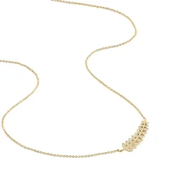 Collier Luz Plaqué Or Jaune Oxyde De Zirconium|Marc Orian Hot