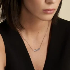 Collier Luz Plaqué Or Jaune Oxyde De Zirconium|Marc Orian Hot