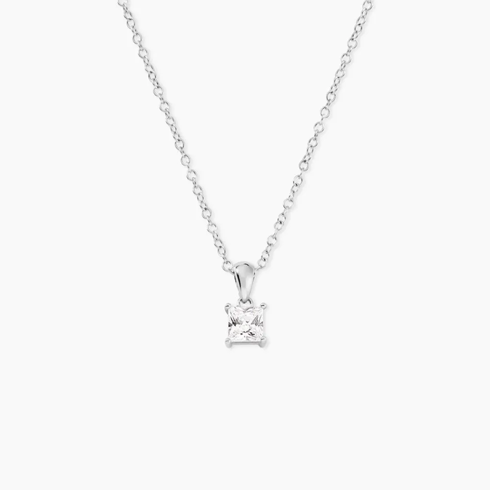 Collier Lyanna Argent Blanc Oxyde De Zirconium|Marc Orian Online