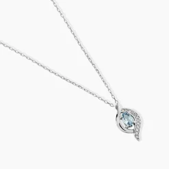 Collier Lydia Or Blanc Topaze Oxyde Oxyde|Marc Orian Best