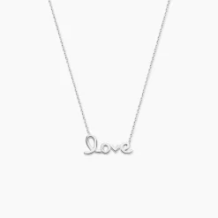 Collier Lydie Argent Blanc