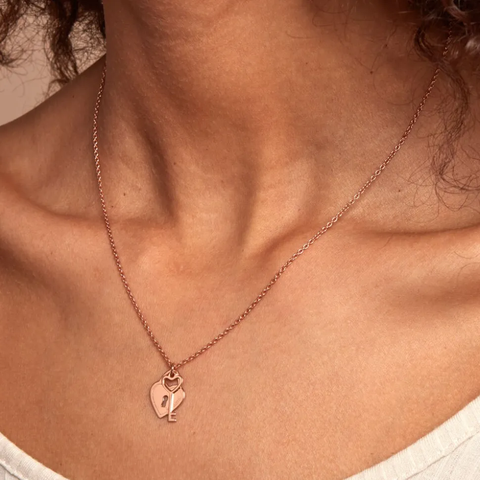 Collier Lyov Argent Rose