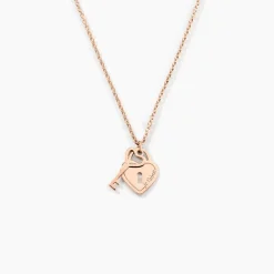 Collier Lyov Argent Rose