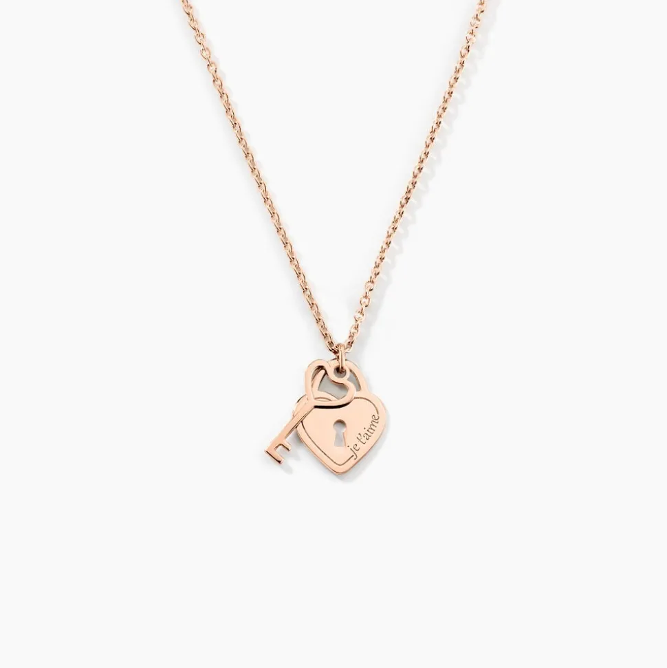 Collier Lyov Argent Rose
