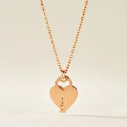 Collier Lyov Argent Rose