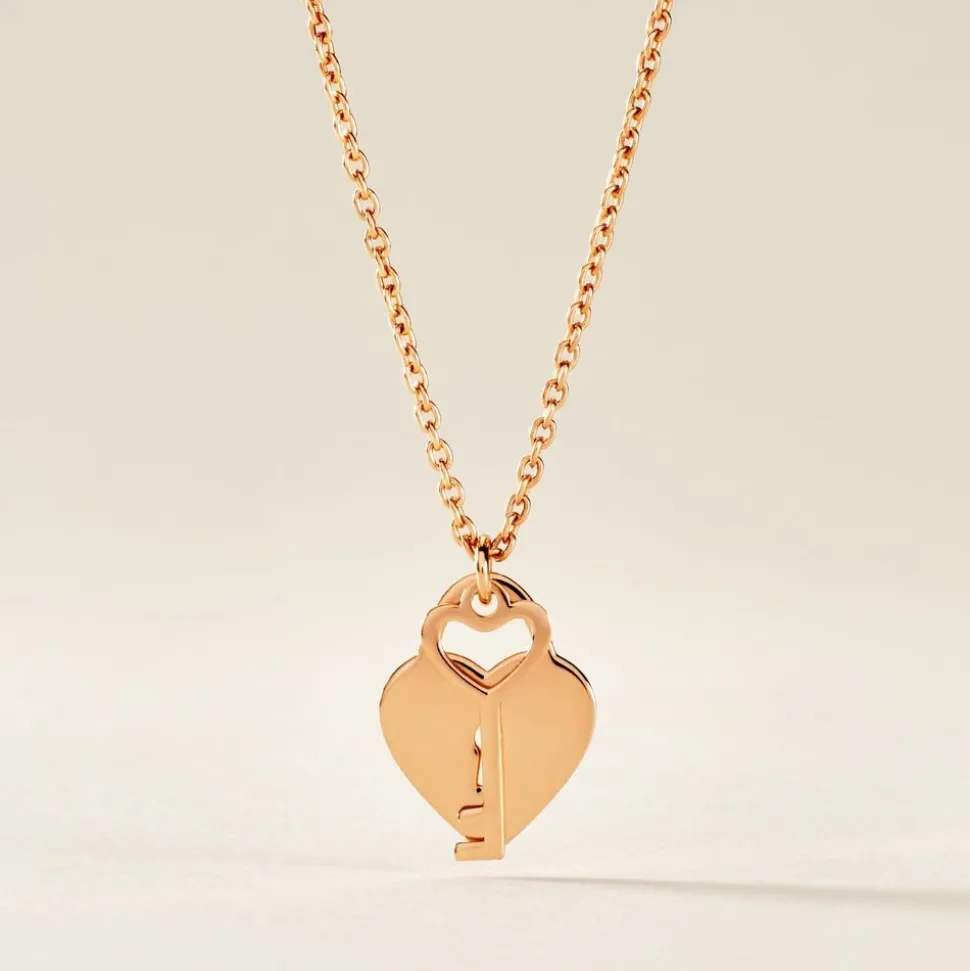 Collier Lyov Argent Rose