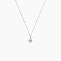 Collier Lysianne Argent Blanc Oxyde De Zirconium