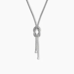 Collier Madison Argent Blanc
