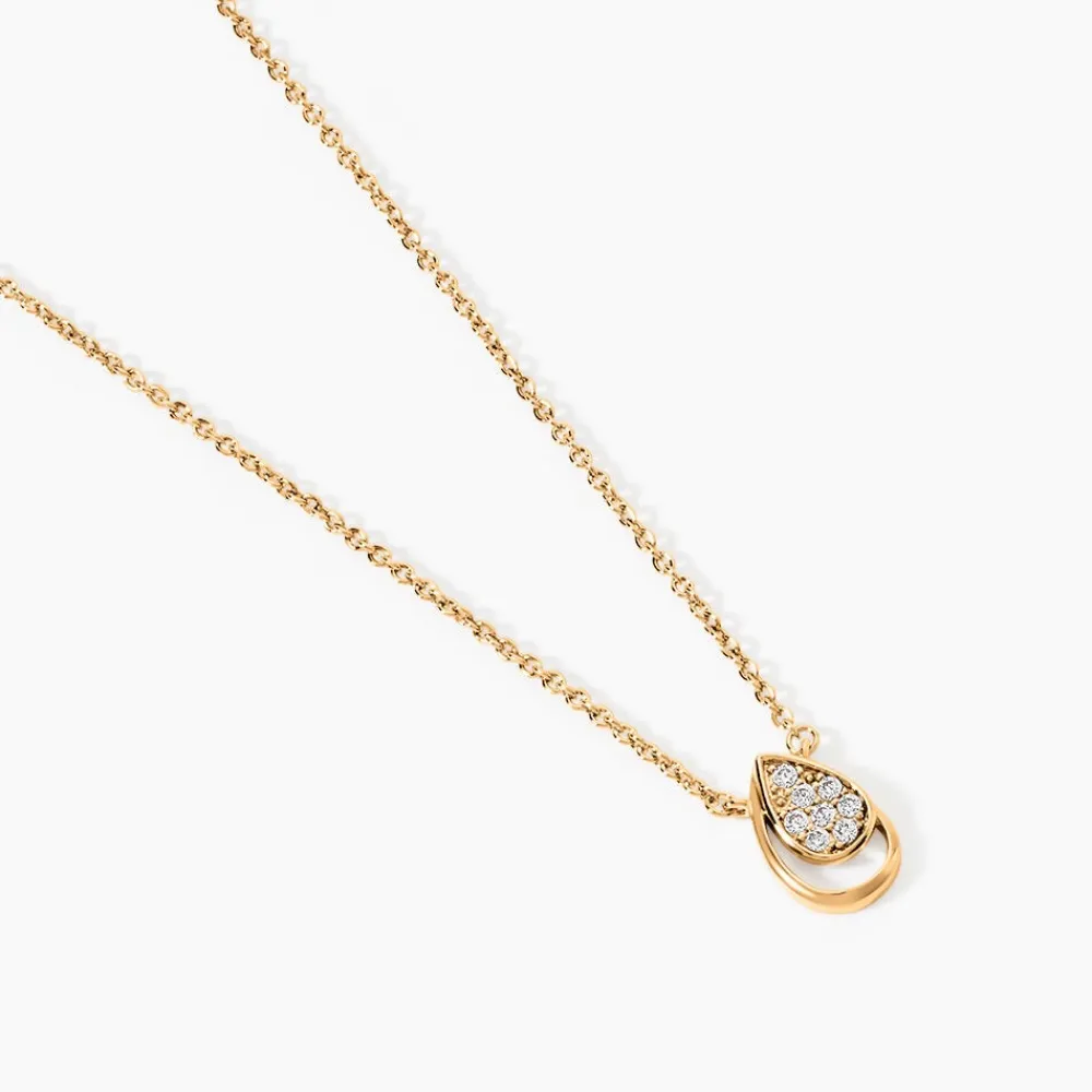 Collier Mahalya Plaqué Or Jaune Oxyde De Zirconium|Marc Orian Clearance