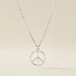 Collier Mahli Argent Blanc