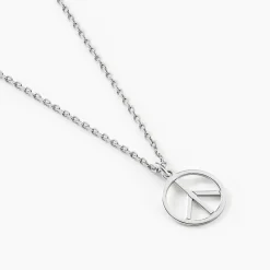 Collier Mahli Argent Blanc