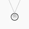 Collier Maia Argent Blanc Céramique Et Oxyde De Zirconium