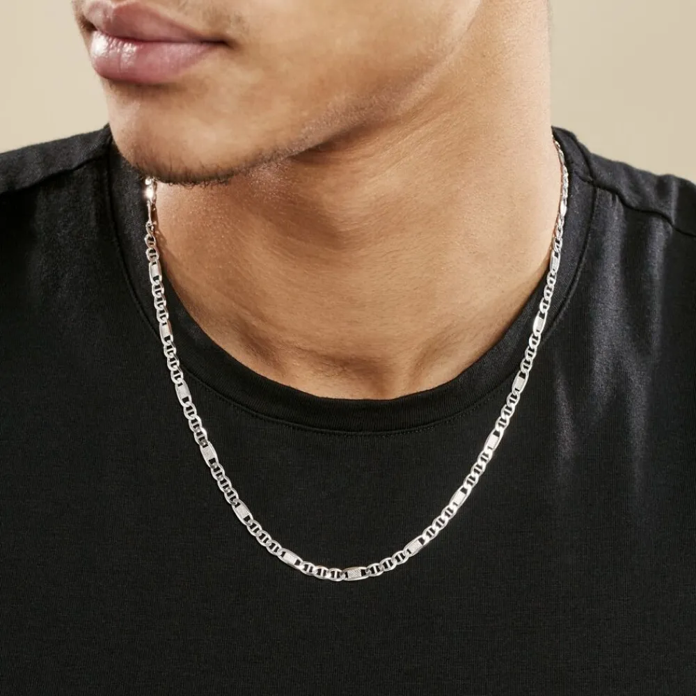 Collier Maille Teo Argent Blanc|Marc Orian Best