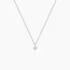 Collier Marciana Argent Blanc Oxyde De Zirconium