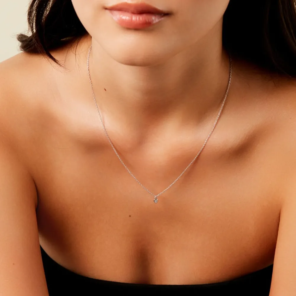 Collier Marciana Argent Blanc Oxyde De Zirconium|Marc Orian Sale