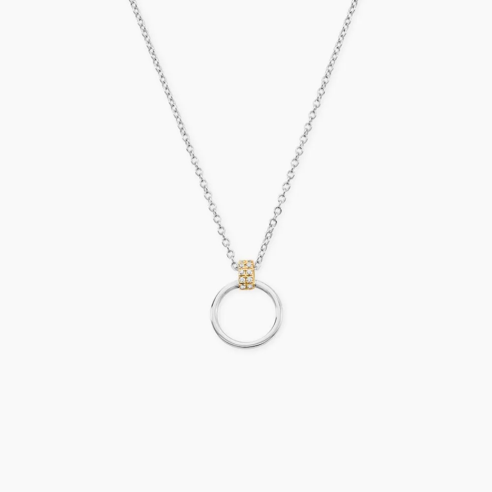 Collier Marcie Or Jaune Argent Blanc Oxyde De Zirconium|Marc Orian New