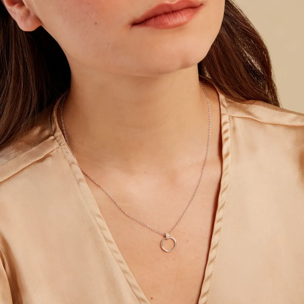 Collier Marcie Or Jaune Argent Blanc Oxyde De Zirconium|Marc Orian New
