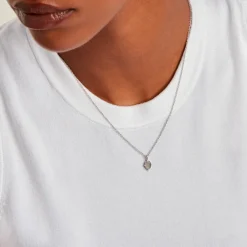 Collier Margot Argent Blanc Nacre Oxyde De Zirconium|Marc Orian Hot