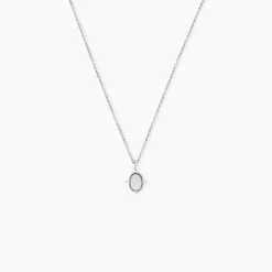 Collier Margot Argent Blanc Nacre Oxyde De Zirconium|Marc Orian Hot