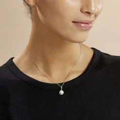 Collier Mathie Argent Blanc Perle De Culture Et Oxyde De Zirconium|Marc Orian New