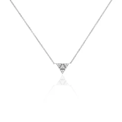 Collier Mathilde Argent Blanc Oxyde De Zirconium|Marc Orian Discount